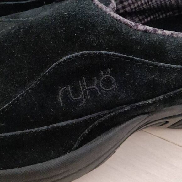 RYKA Womens Cat III Arctica Nitracel Leather Suede Slip-on Shoes Black Size 11M - Picture 4 of 10